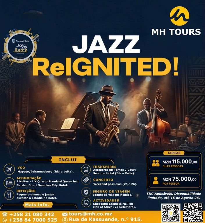 Pacote Joy of Jazz Johannesburg